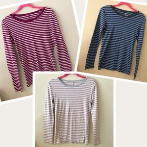 GAP Striped Long Sleeve Top Bundle